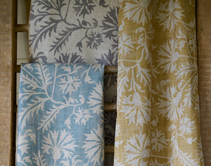 RHS 23 Fabric Collection - Gertrude Jekyll Meadow Flower Reversed